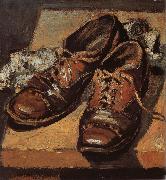 Grant Wood Old shoes Spain oil painting reproduction